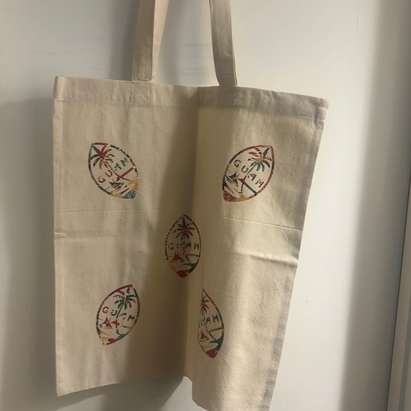 Guam Seal Tropical Canvas Bag - Picture 2 of 3